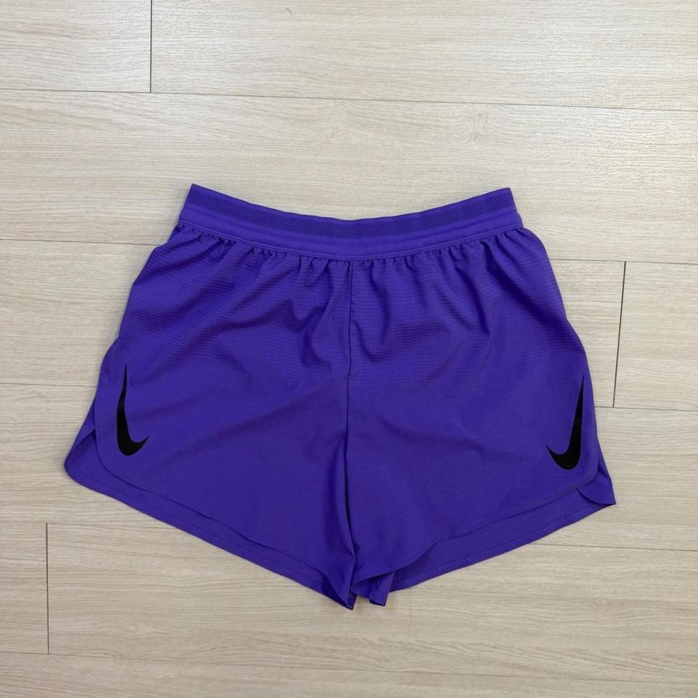 Nike Aeroswift Lightweight Purple Running Shorts Mens Size Medium Run Sports